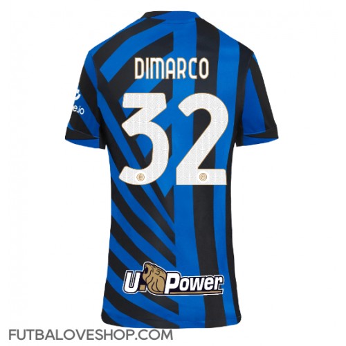 Dres Inter Milan Federico Dimarco #32 Domáci pre Ženy 2024-25 Krátky Rukáv